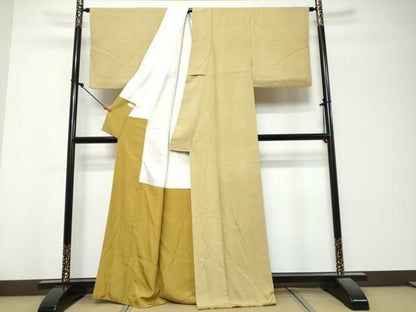 平和屋着物●江戸小紋　角通し　正絹　逸品　DABL1167ud