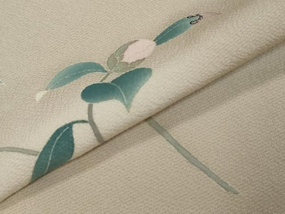 平和屋着物●本加賀友禅作家　沢飯芳雄　色留袖　草花文　暈し染め　正絹　逸品　DABL1175ud