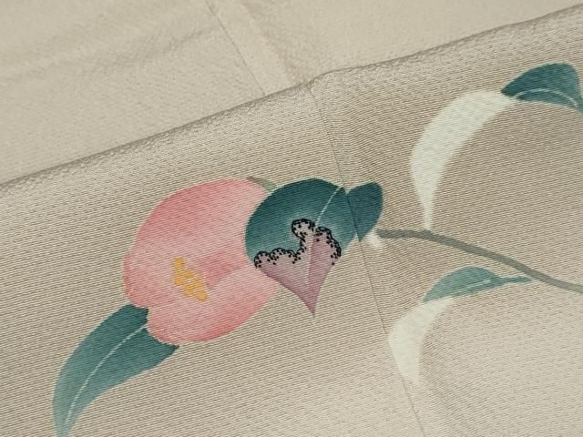 平和屋着物●本加賀友禅作家　沢飯芳雄　色留袖　草花文　暈し染め　正絹　逸品　DABL1175ud