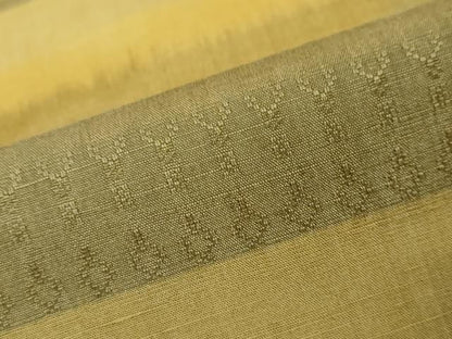 平和屋着物●上質な紬　花織　横段抽象文　正絹　逸品　DABL1177ud