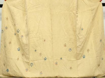 平和屋着物●東京友禅　熊谷好博子　訪問着　洋花文　正絹　逸品　DABL1179ud