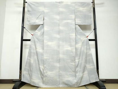 平和屋着物●上質な小紋　作家物　大原三千院　暈し染め　高島屋扱い　正絹　逸品　DABL1180ud
