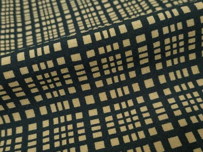 平和屋着物●上質な小紋　変わり格子文　正絹　逸品　未使用　DABL1182ud