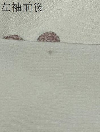 平和屋着物●訪問着　友禅　作家物　草花文　シルエット　正絹　逸品　DABL1184ud
