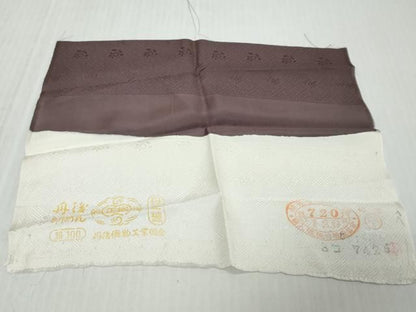 平和屋着物●訪問着　駒刺繍　花蝶文　金彩　ますいわ屋扱い　反端付き　正絹　逸品　未使用　DABL1197ud