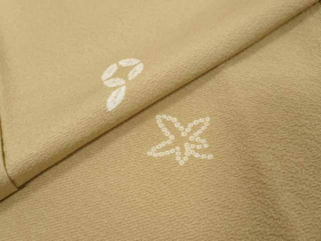 平和屋着物●上質な小紋　吉祥草花文　正絹　逸品　DABL1208ud