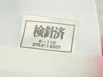 平和屋着物●上質な小紋　霞文　正絹　逸品　DABL1236ud