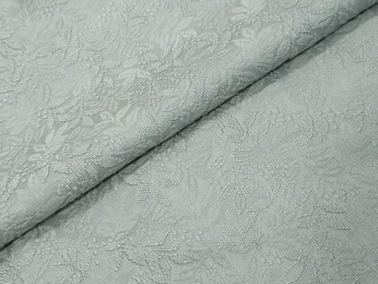 平和屋着物●上質な色無地　南天地紋　秘色　正絹　逸品　DABL1287ud