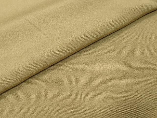 平和屋着物●上質な色無地　利休茶色　正絹　逸品　DABL1289ud
