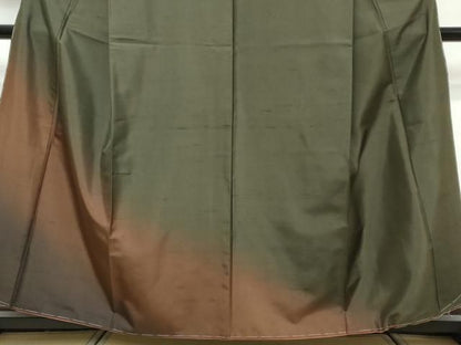 平和屋着物●訪問着　白山紬　霞文　証紙付き　正絹　逸品　未使用　DABL1290ud