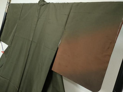 平和屋着物●訪問着　白山紬　霞文　証紙付き　正絹　逸品　未使用　DABL1290ud