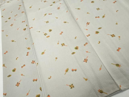 平和屋着物●上質な小紋　玩具文　正絹　逸品　DABL1292ud