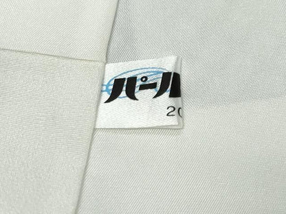 平和屋着物●上質な小紋　総絞り　洋花文　黒地　正絹　逸品　DABL1296ud