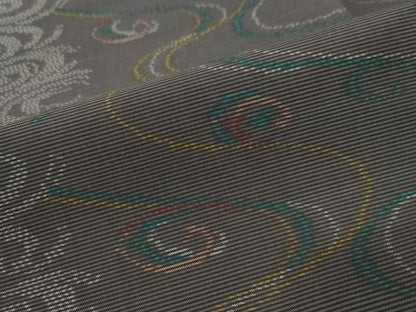 平和屋着物●本場大島紬　流水文　上代39万　正絹　逸品　未使用　DABL1304ud