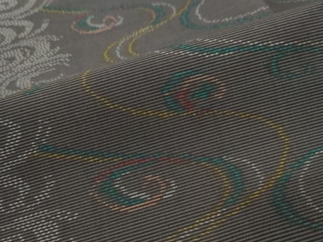 平和屋着物●本場大島紬　流水文　上代39万　正絹　逸品　未使用　DABL1304ud