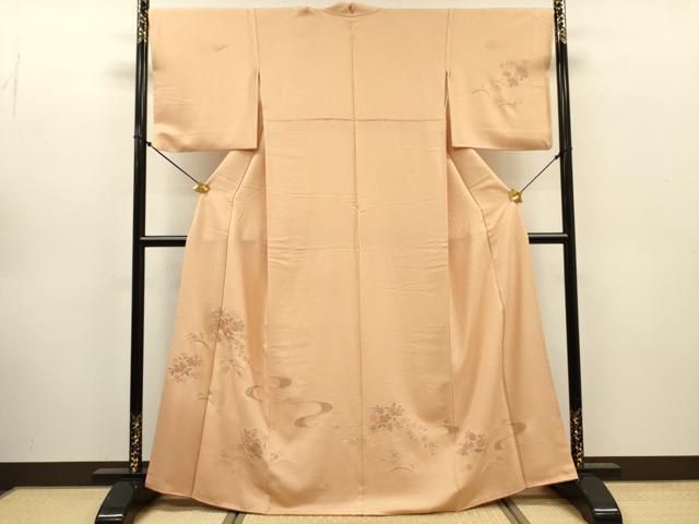 平和屋着物▼中国三大刺繍　スワトウ刺繍　汕頭刺繍　相良刺繍　総刺繍　訪問着　流水扇面花文　三越扱い　正絹　逸品　DABL2073fe