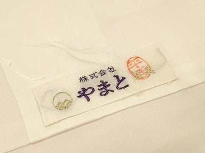 平和屋着物▼訪問着　御所車花文　暈し染　金銀彩　やまと誂製　正絹　逸品　DABL2103fe