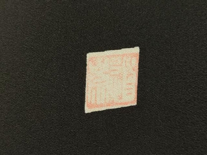 平和屋着物▼豪華黒留袖　作家物　手描き　歌舞伎　金彩　正絹　逸品　DABL2110fe