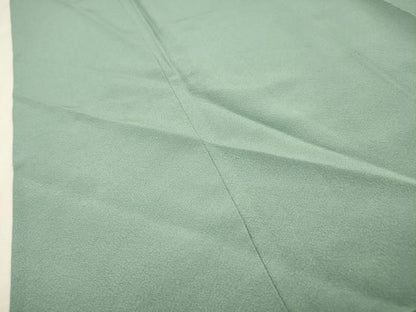 平和屋着物▼上質な色無地　千草鼠色　正絹　逸品　DABL2227fe