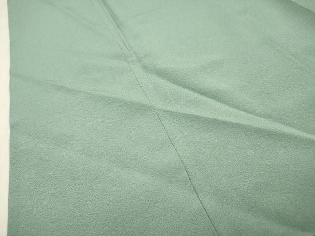 平和屋着物▼上質な色無地　千草鼠色　正絹　逸品　DABL2227fe