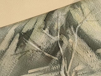平和屋着物■訪問着　手描き　風景文　正絹　逸品　DABL3016qa