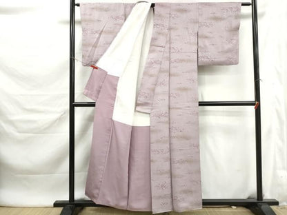 平和屋着物■上質な小紋　吹寄せ文　金彩　正絹　逸品　DABL3035qa