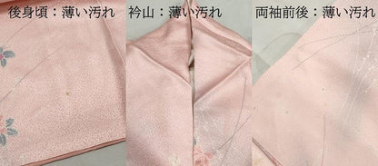 平和屋着物■上質な小紋　草花文　暈し染め　正絹　逸品　DABL3041qa