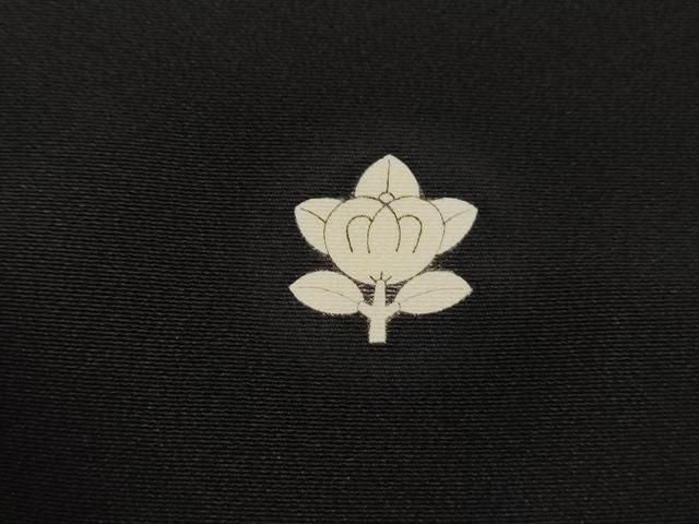 平和屋着物■豪華黒留袖　作家物　籬笠松文　金彩　正絹　逸品　DABL3118qa