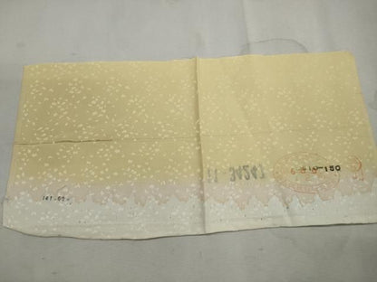 平和屋着物■訪問着　枝花文　暈し染め　金彩　反端付き　正絹　逸品　未使用　DABL3125qa