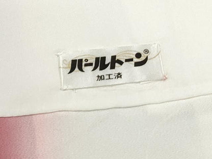 平和屋着物■上質な小紋　短冊枝梅文　金彩　正絹　逸品　DABL3135qa