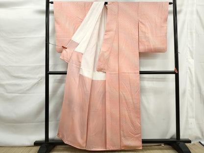 平和屋着物■上質な小紋　霞文　暈し染め　正絹　逸品　DABL3154qa