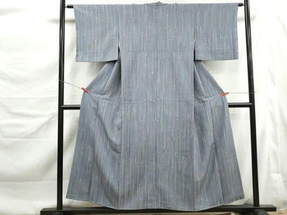 平和屋着物■上質な小紋　間道　正絹　逸品　DABL3182qa