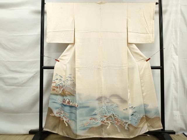 平和屋着物■豪華色留袖　人物風景文　暈し染め　金彩　正絹　逸品　DABL3188qa