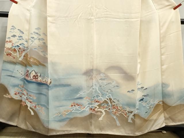 平和屋着物■豪華色留袖　人物風景文　暈し染め　金彩　正絹　逸品　DABL3188qa