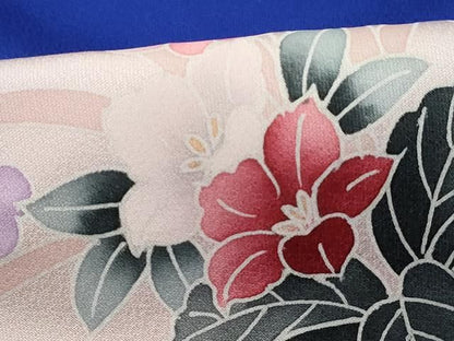 平和屋着物■訪問着　絵巻花文　暈し染め　正絹　逸品　DABL3205qa