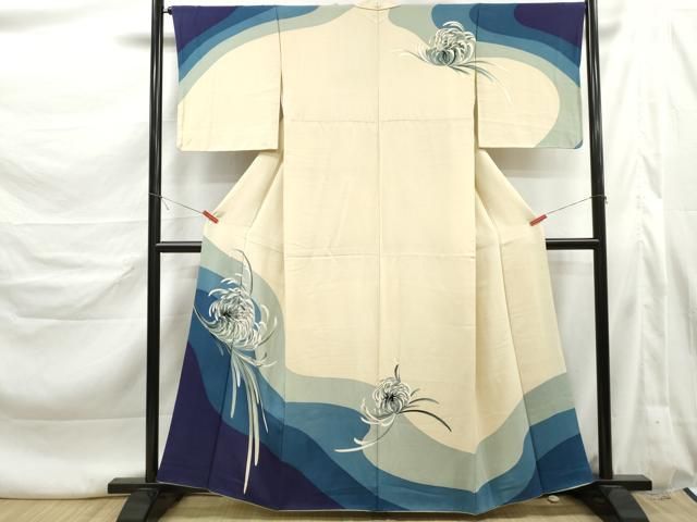 平和屋着物■訪問着　乱菊文　金彩　正絹　逸品　DABL3206qa