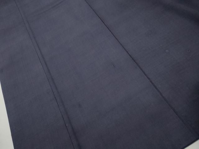 平和屋着物■上質な紬　霞文　青褐色　正絹　逸品　DABL3208qa