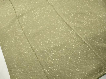 平和屋着物■上質な小紋　霞枝葉文　正絹　逸品　DABL3220qa