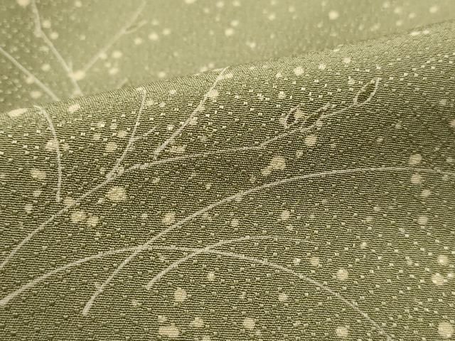 平和屋着物■上質な小紋　霞枝葉文　正絹　逸品　DABL3220qa