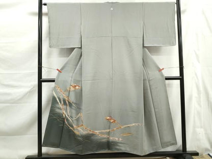 平和屋着物■豪華色留袖　扇面花文　鬘帯　暈し染め　金彩　正絹　逸品　未使用　DABL3229qa