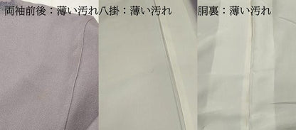 平和屋着物■上質な小紋　霞草花文　正絹　逸品　未使用　DABL3231qa