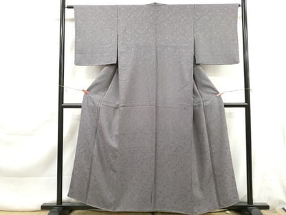 平和屋着物■江戸小紋　格子文　暈し染め　正絹　逸品　DABL3235qa
