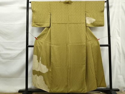 平和屋着物■訪問着　総絞り　楓地紋　鹿の子　正絹　逸品　DABL3237qa