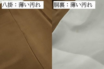 平和屋着物■上質なお召　花菱文　正絹　逸品　DABL3248qa