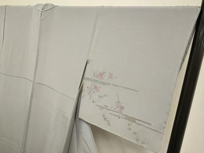 平和屋着物●中国三大刺繍　スワトウ刺繍　汕頭刺繍　相良刺繍　総刺繍　訪問着　枝花文　暈し染め　正絹　逸品　未使用　DABL3523du