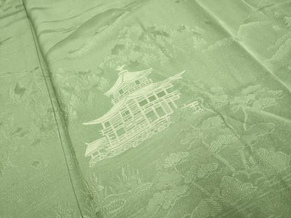 平和屋着物●訪問着　京洛絵図　正絹　逸品　DABL3531du