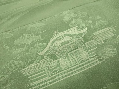 平和屋着物●訪問着　京洛絵図　正絹　逸品　DABL3531du
