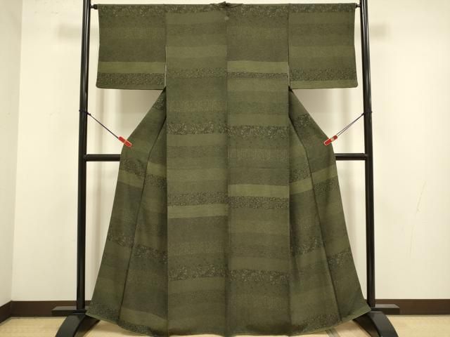 平和屋着物●江戸小紋　百柄　正絹　逸品　DABL3536du
