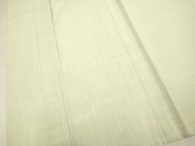 平和屋着物▽上質な紬　単衣　砂色　正絹　逸品　DABL3590du