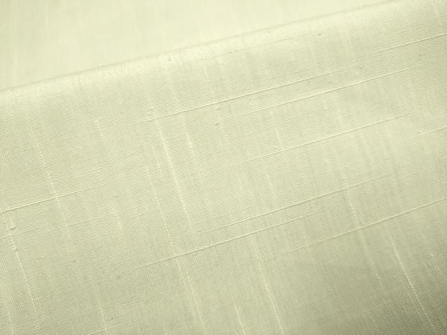 平和屋着物▽上質な紬　単衣　砂色　正絹　逸品　DABL3590du